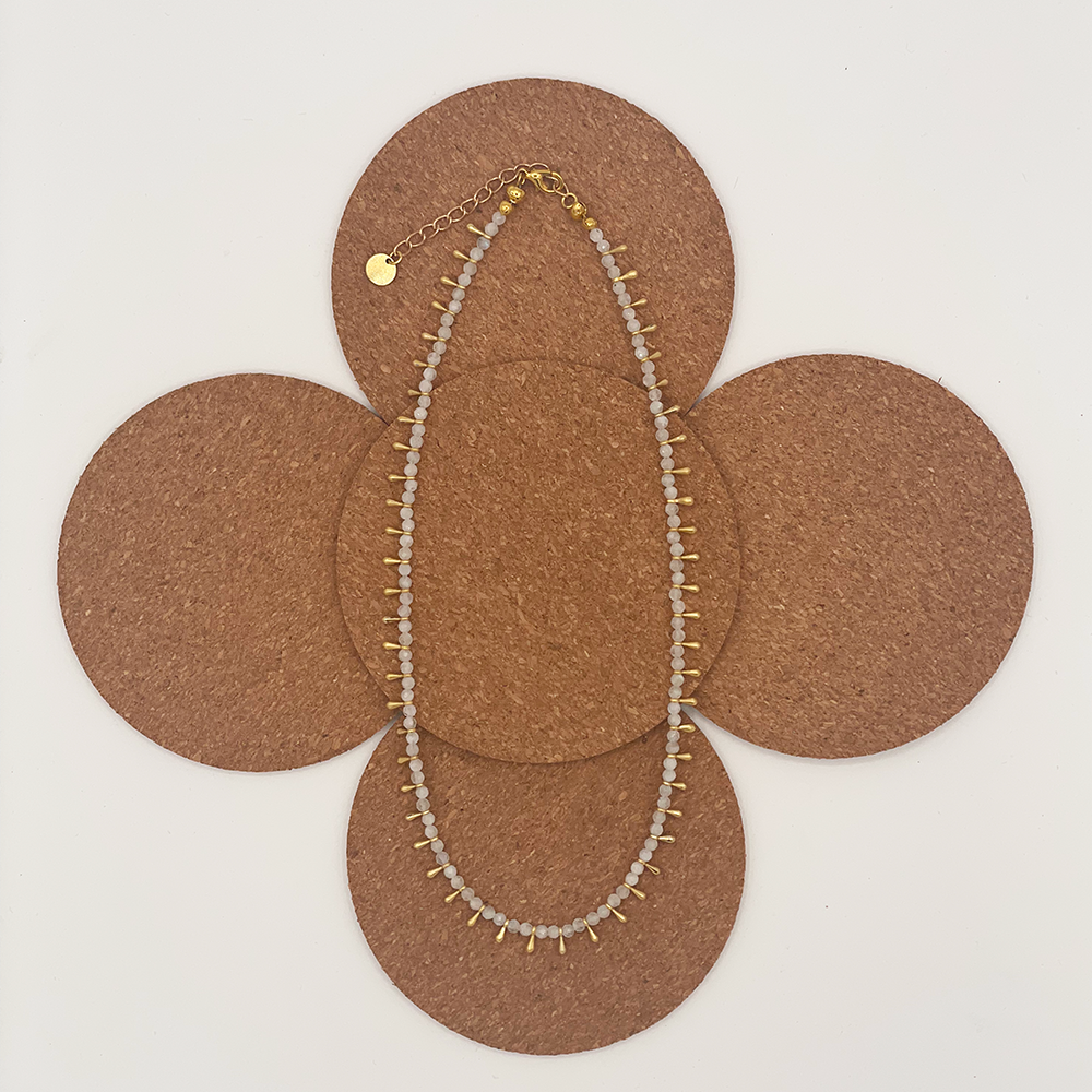 Moonstone Drop Necklace