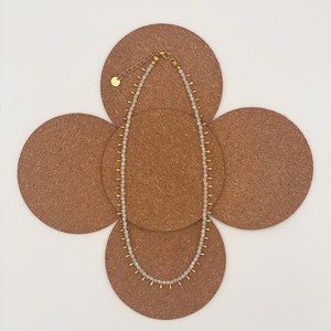 Moonstone Drop Necklace