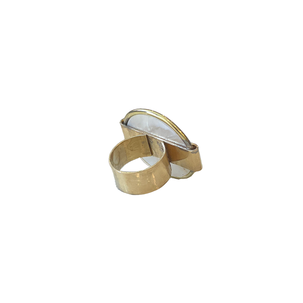 East West Pearl Ring