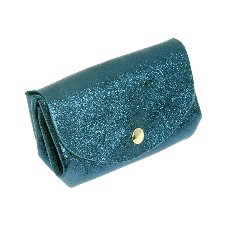 Metallic Accordion Wallet