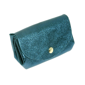 Metallic Accordion Wallet