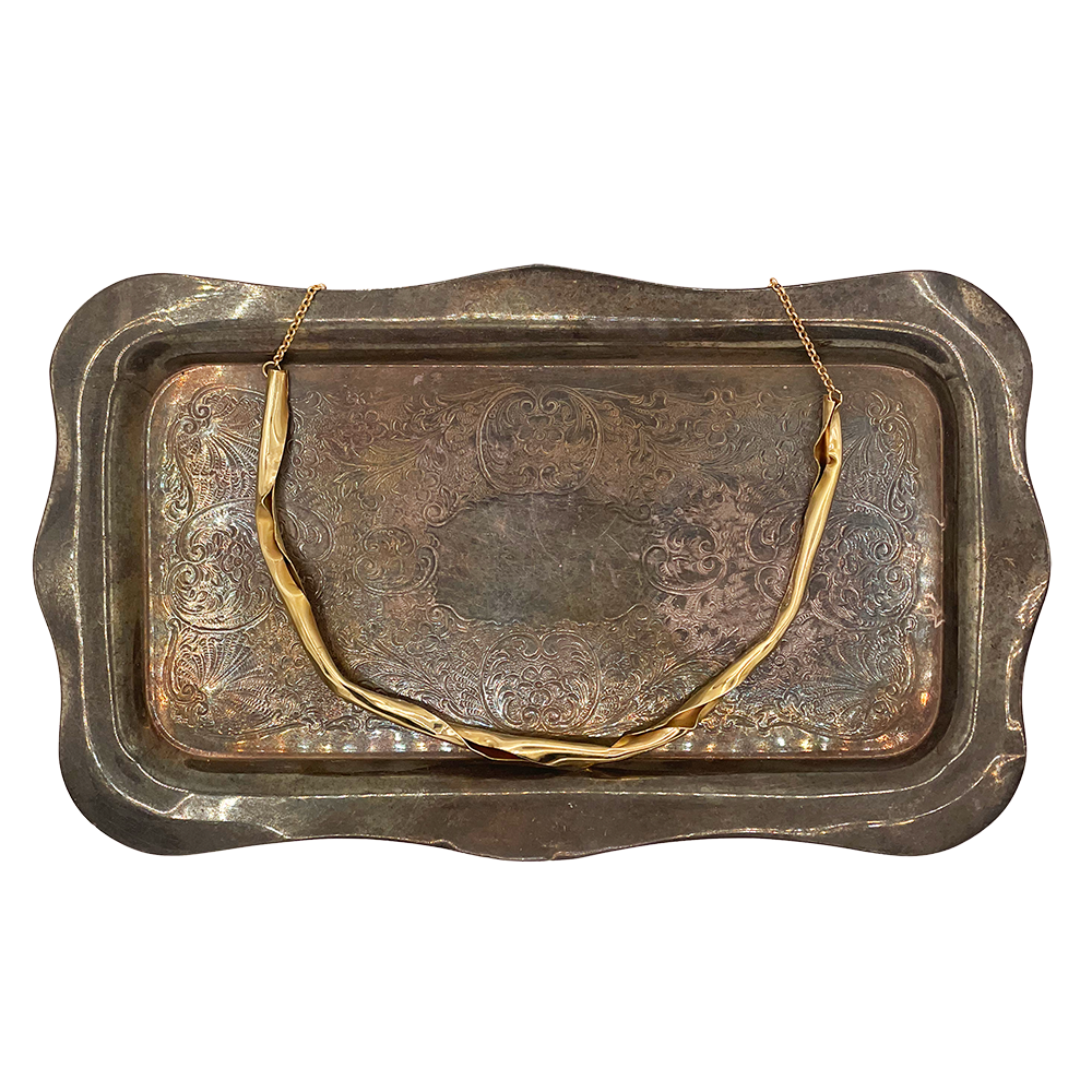 Twisted Brass Collar