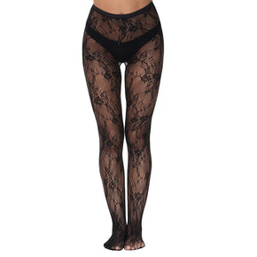 Floral Lace Tights
