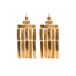Brass Chandelier Earrings
