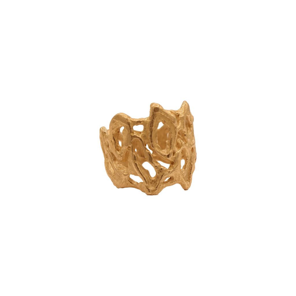 organic free-form magma ring made in USA