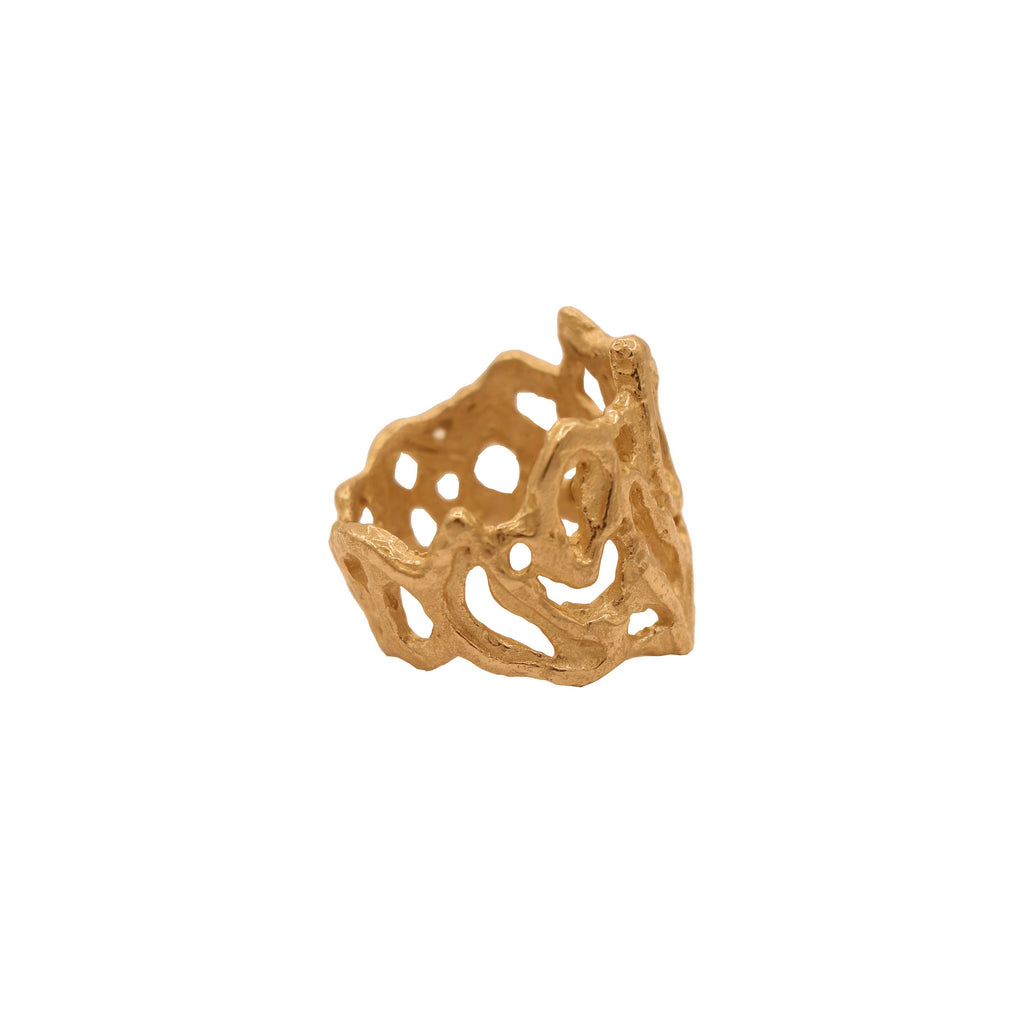 organic free-form magma ring made in USA