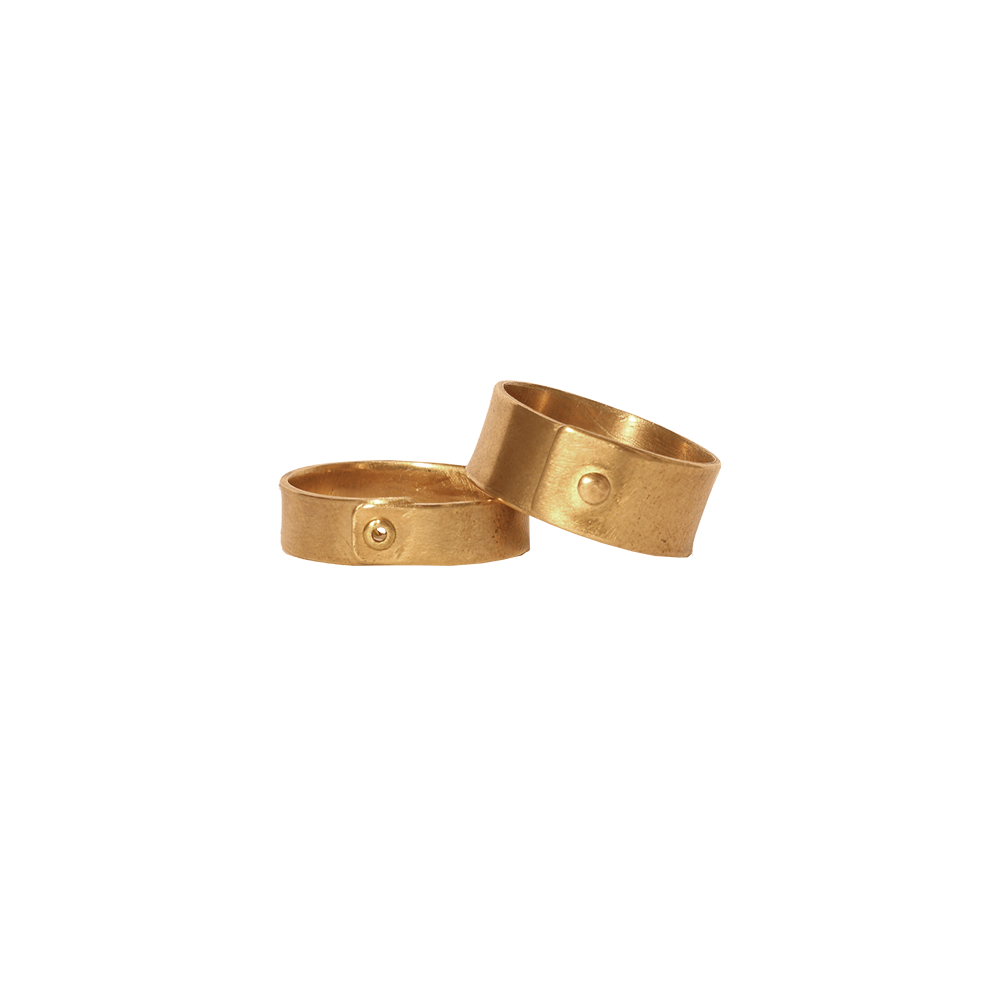 brass rivet ring
