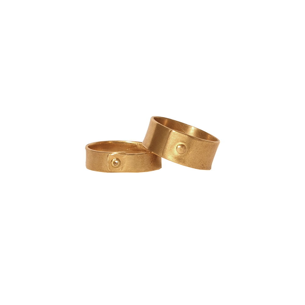 Brass Rivet Ring
