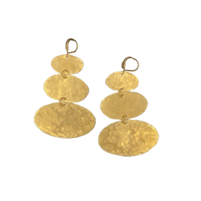 Brass Cloud Earrings