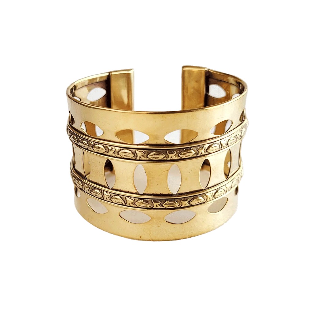 Brass Cut Out Cuff