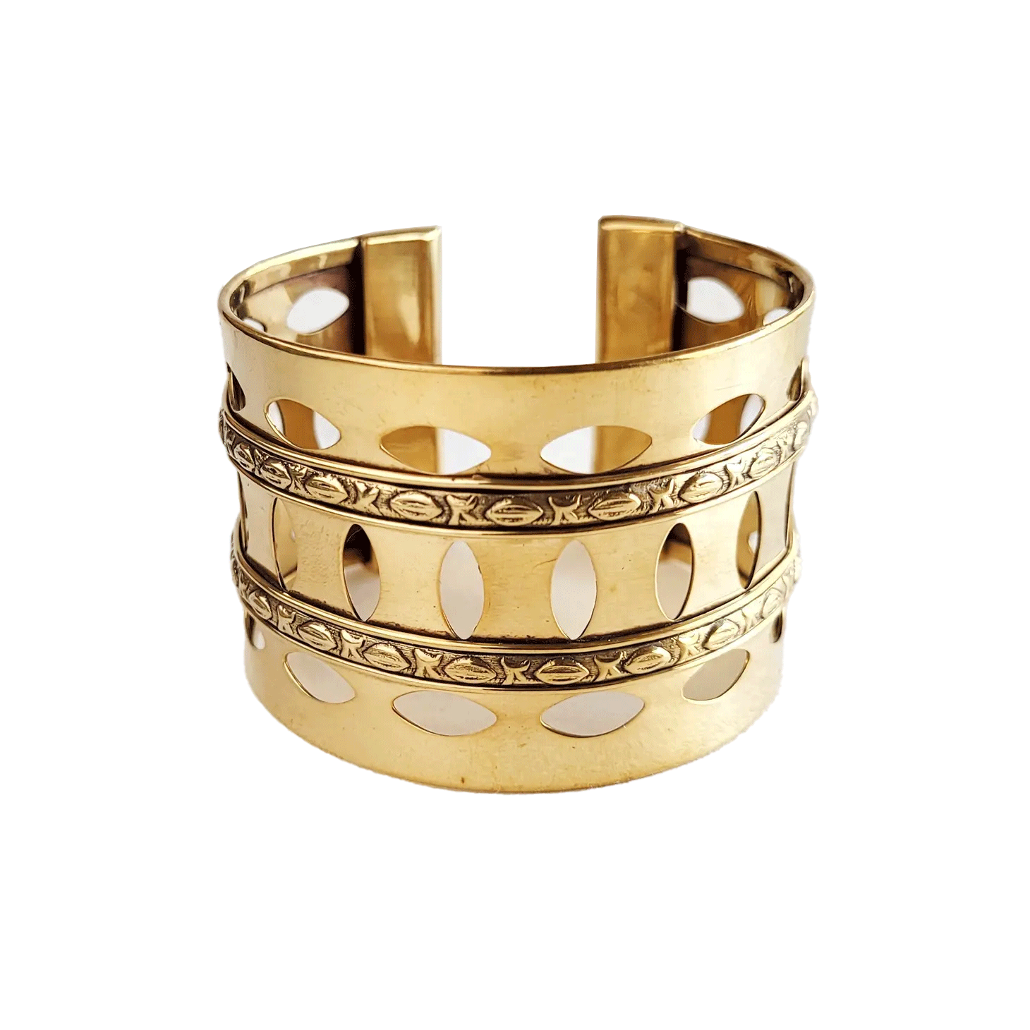 Brass Cut Out Cuff