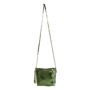 Diana Crossbody Bag in Metallic Olive