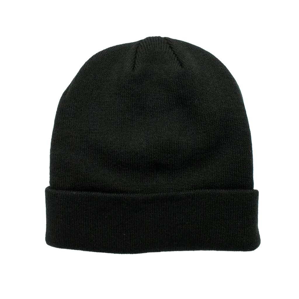 Plain Black Beanie