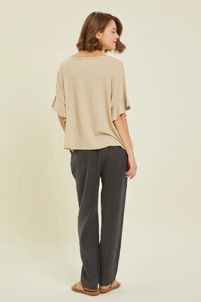 Mineral- Washed Cotton Pant