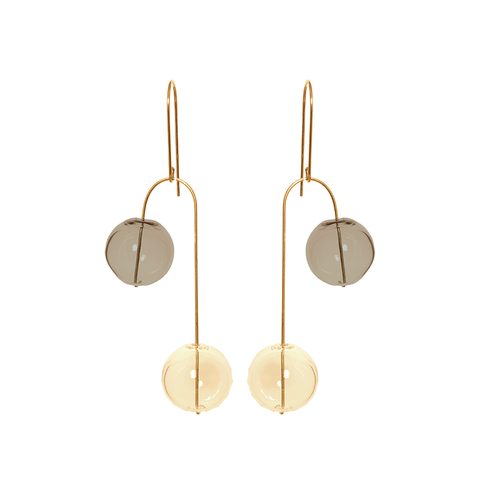 Glass Balance Earrings