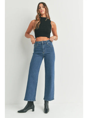 High Rise Straight Leg Pant