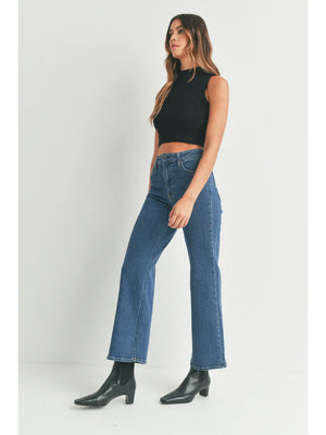 High Rise Straight Leg Pant