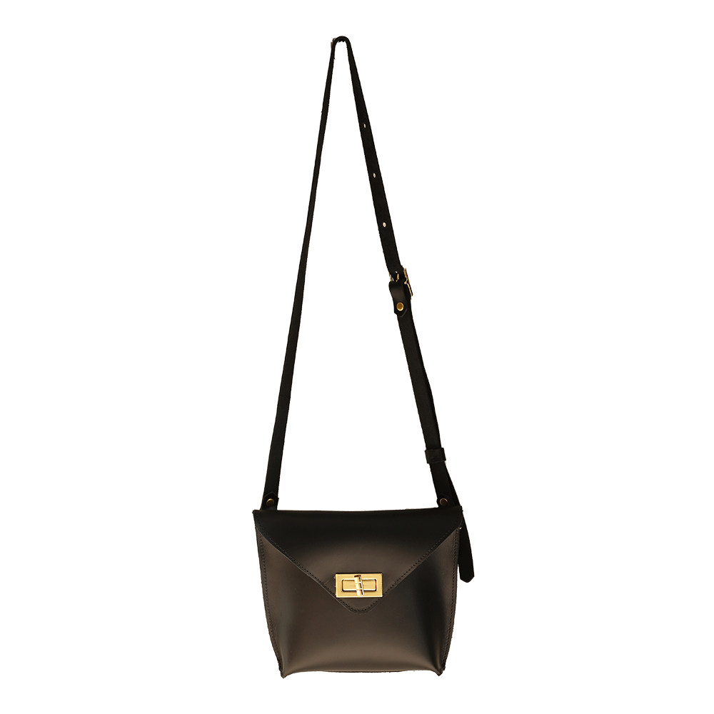 Linda Petite Crossbody in Noir