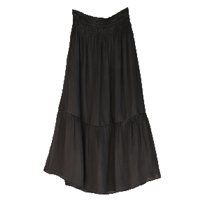 Satin Midi Skirt