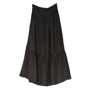 Satin Midi Skirt