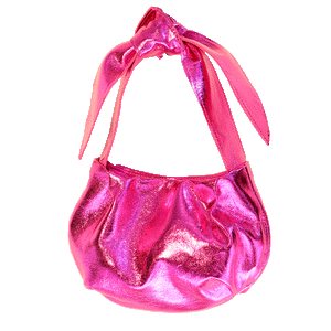 Natalie Mini Bag in Metallic Hot Pink