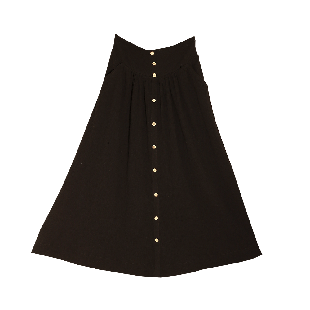 Buttondown Maxi Skirt