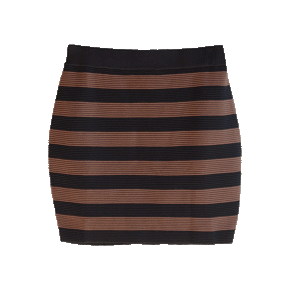 Rib Knit Mini Skirt
