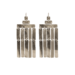 silver chandelier earrings