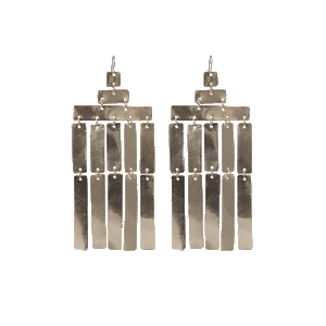 silver chandelier earrings
