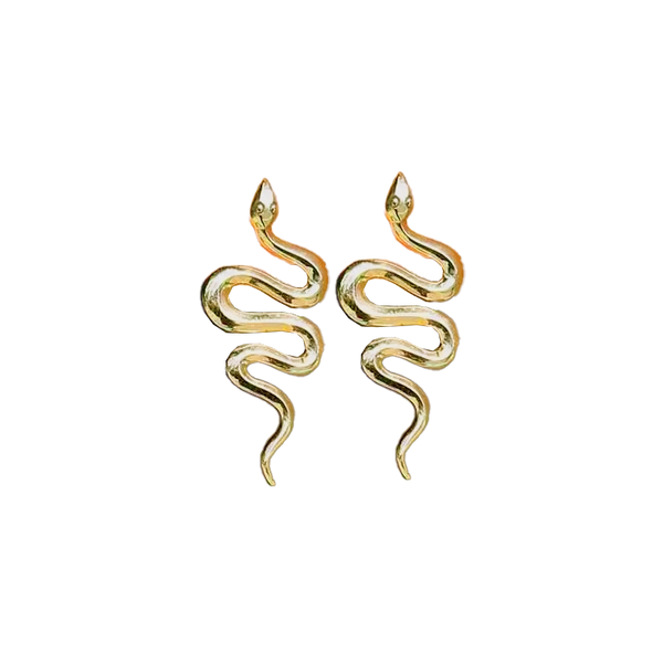 Big 2025 snake earrings