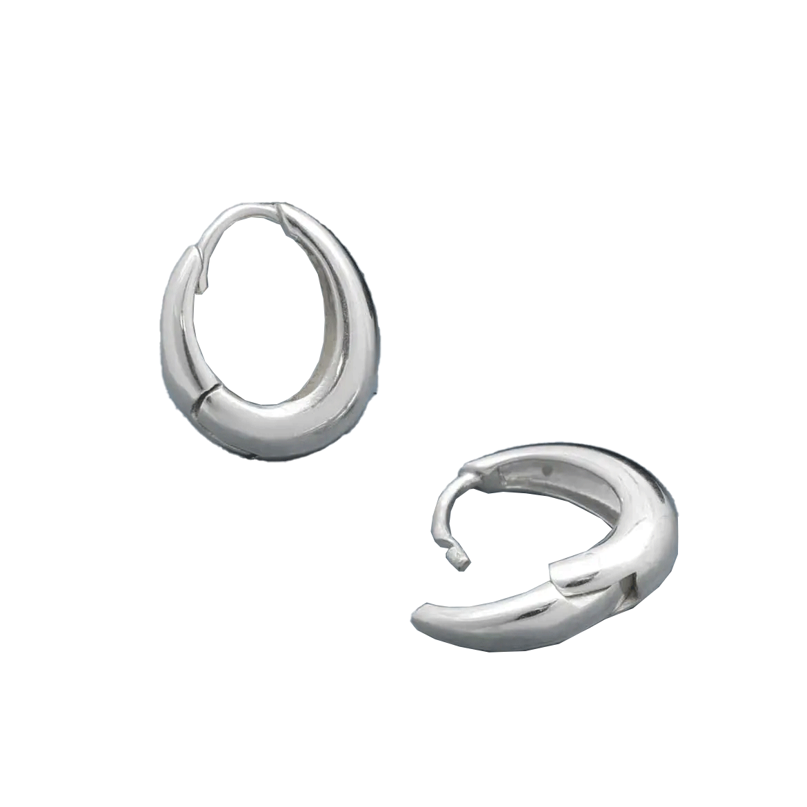 Teardrop Huggie Hoop