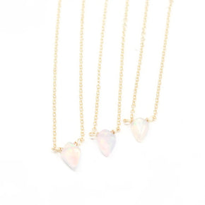 Tiny Opal Necklace