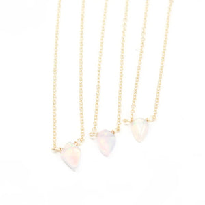 Tiny Opal Necklace