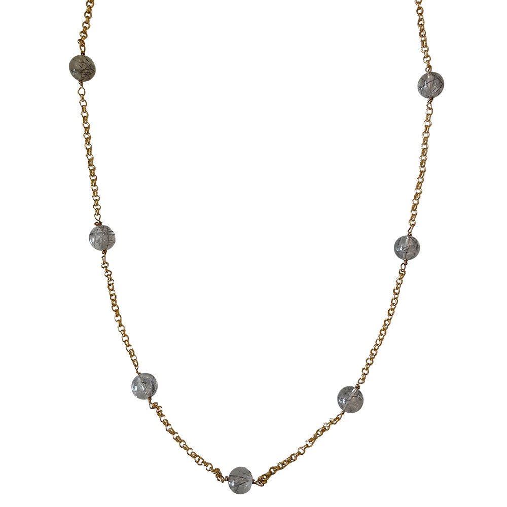 Tourmaline Quartz Necklace