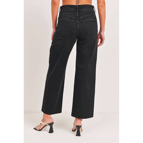 High Rise Utility Wide Leg Jeans