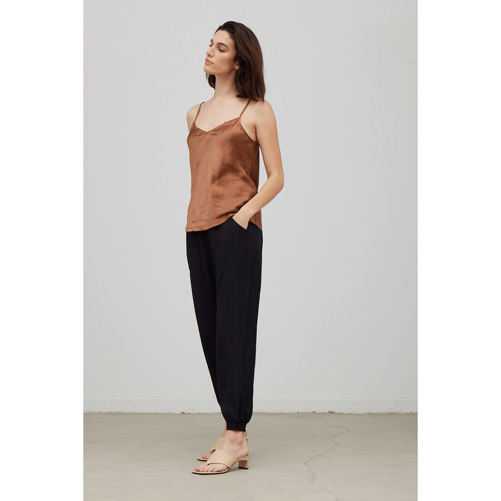 Raw Edge Satin Tank