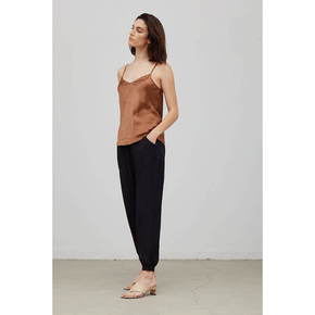 Raw Edge Satin Tank