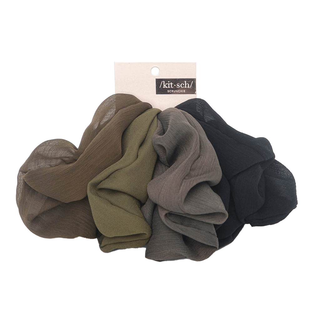 Crepe Scrunchies
