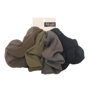 Crepe Scrunchies