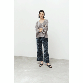 Straight Leg Velvet Pants