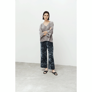 Straight Leg Velvet Pants