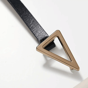 Metal Buckle Leather Belt