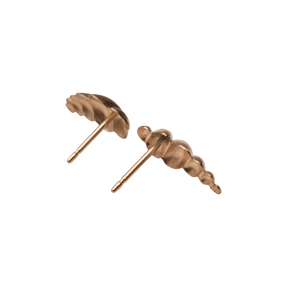 Gold Bubble Studs