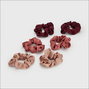 Holiday Satin Scrunchies