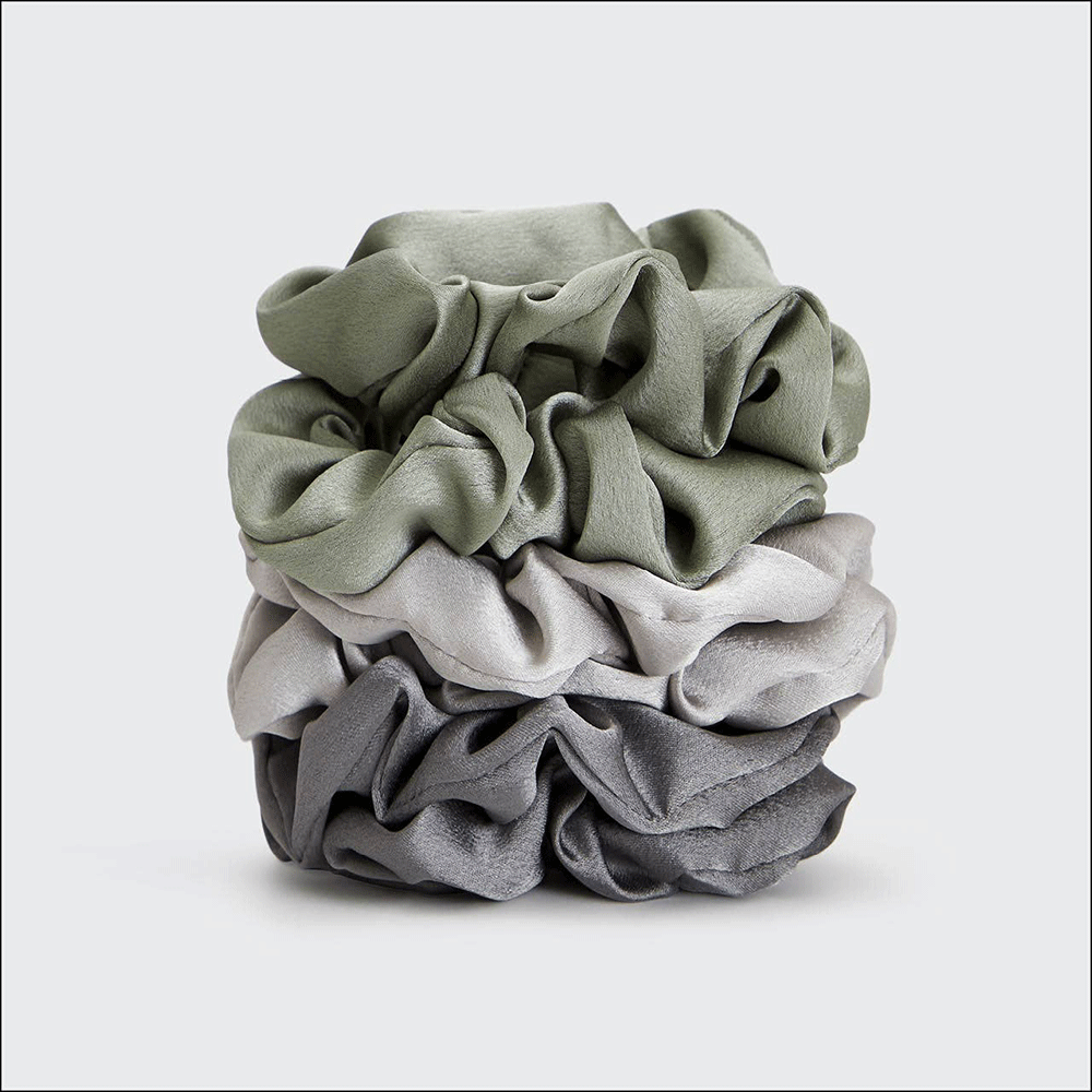 Holiday Satin Scrunchies