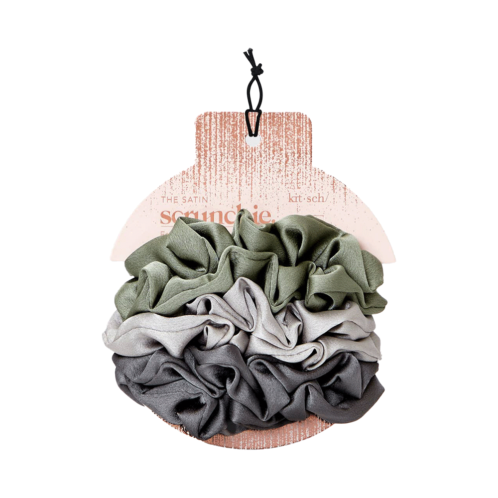 Holiday Satin Scrunchies