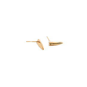 Gold Claw Stud Earrings