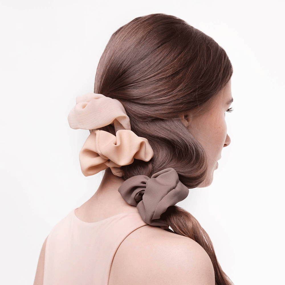 Crepe Scrunchies