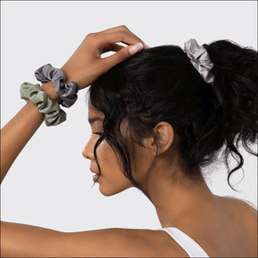 Holiday Satin Scrunchies