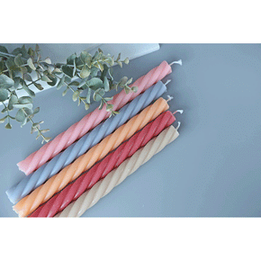 Long Spiral Taper Candles